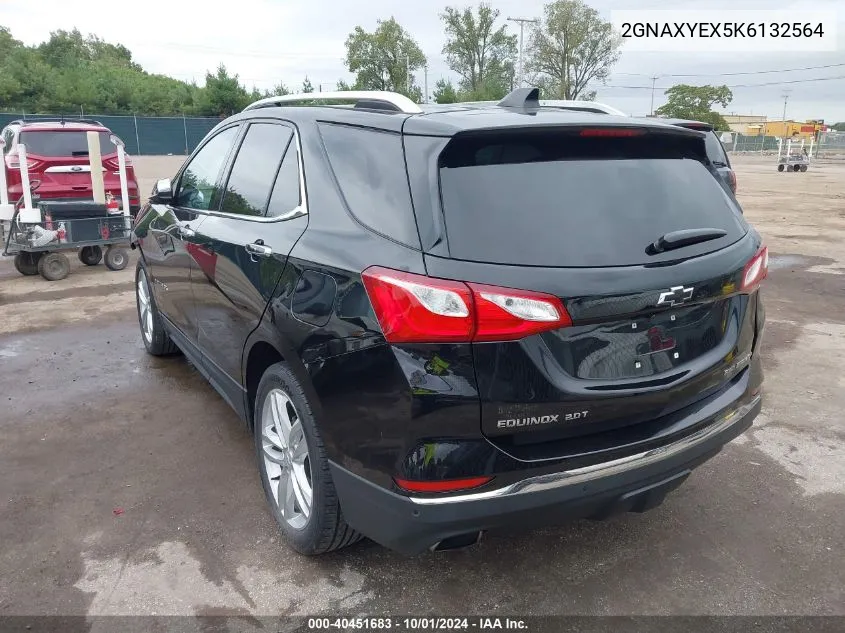 2019 Chevrolet Equinox Premier VIN: 2GNAXYEX5K6132564 Lot: 40451683