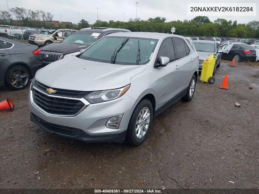 2019 Chevrolet Equinox Lt VIN: 2GNAXKEV2K6182284 Lot: 40459361