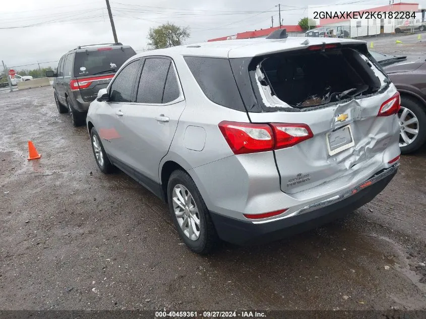 2019 Chevrolet Equinox Lt VIN: 2GNAXKEV2K6182284 Lot: 40459361