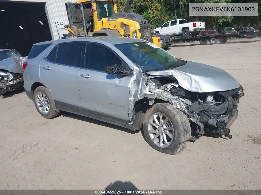 2019 Chevrolet Equinox Lt VIN: 2GNAXKEV6K6101903 Lot: 40459825