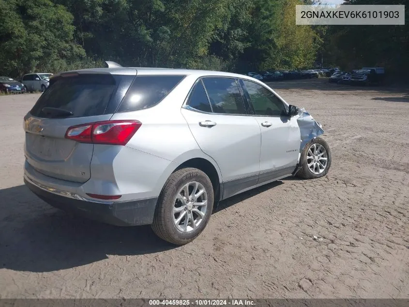 2019 Chevrolet Equinox Lt VIN: 2GNAXKEV6K6101903 Lot: 40459825