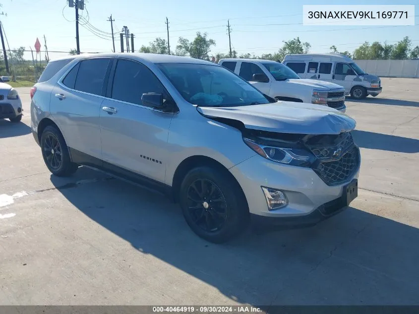 2019 Chevrolet Equinox Lt VIN: 3GNAXKEV9KL169771 Lot: 40464919