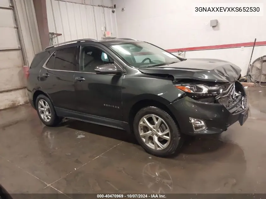 2019 Chevrolet Equinox Premier VIN: 3GNAXXEVXKS652530 Lot: 40470969