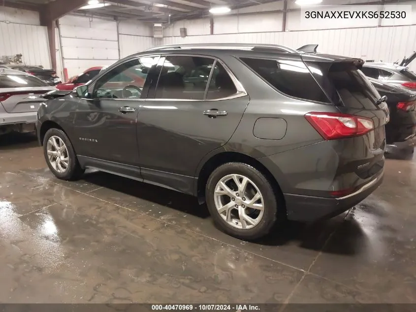 2019 Chevrolet Equinox Premier VIN: 3GNAXXEVXKS652530 Lot: 40470969