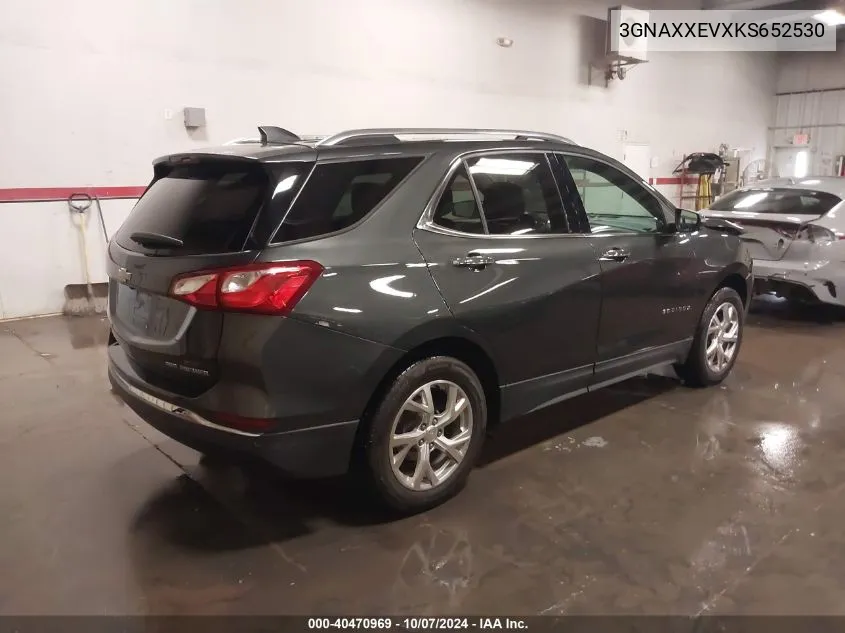 2019 Chevrolet Equinox Premier VIN: 3GNAXXEVXKS652530 Lot: 40470969