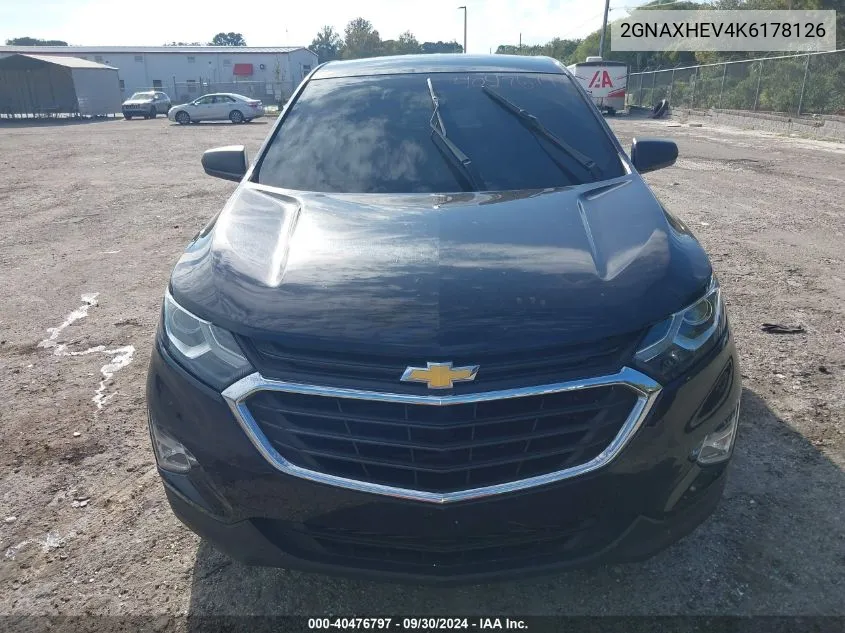 2GNAXHEV4K6178126 2019 Chevrolet Equinox Ls