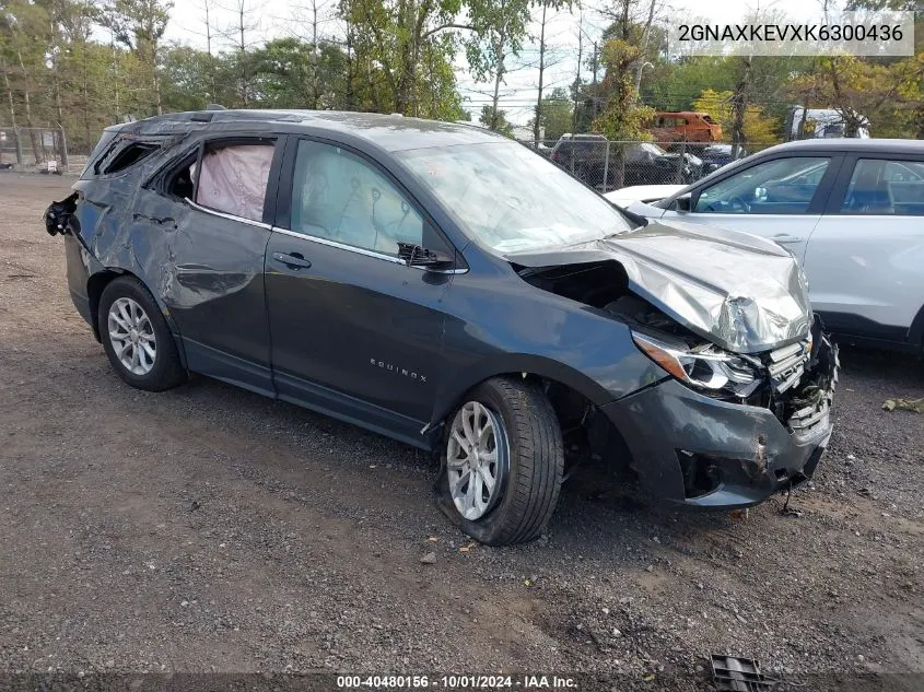 2019 Chevrolet Equinox Lt VIN: 2GNAXKEVXK6300436 Lot: 40480156