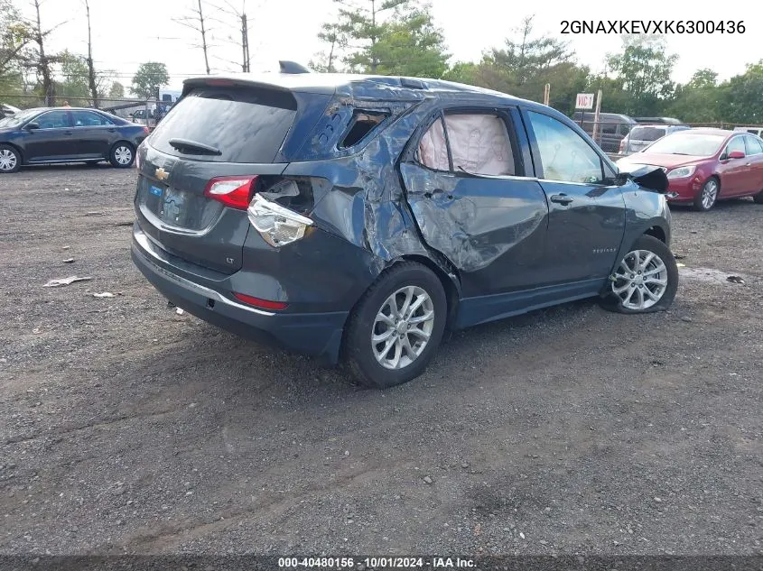 2019 Chevrolet Equinox Lt VIN: 2GNAXKEVXK6300436 Lot: 40480156