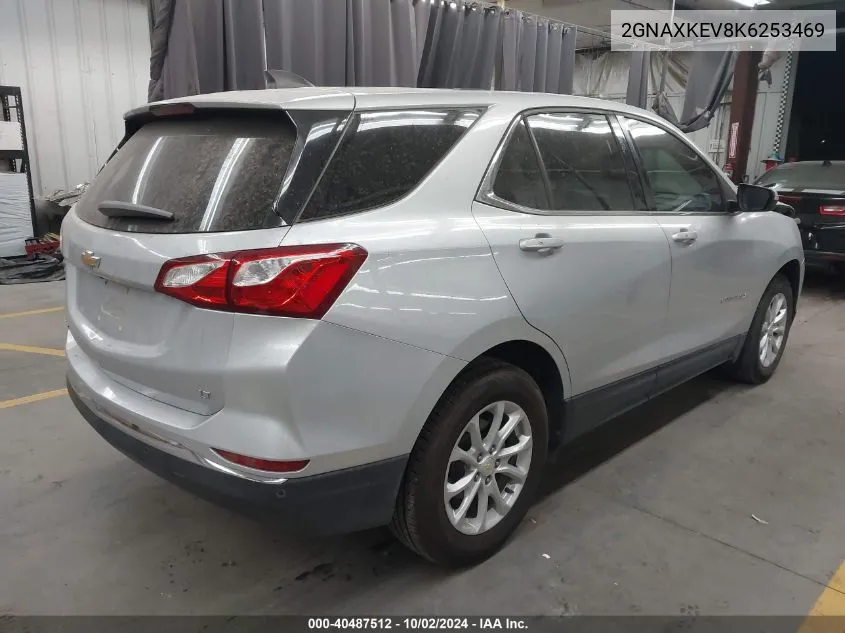 2019 Chevrolet Equinox Lt VIN: 2GNAXKEV8K6253469 Lot: 40487512