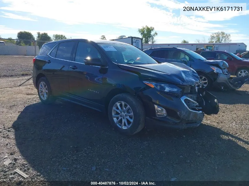 2019 Chevrolet Equinox Lt VIN: 2GNAXKEV1K6171731 Lot: 40487876