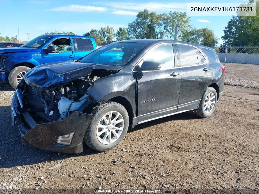 2019 Chevrolet Equinox Lt VIN: 2GNAXKEV1K6171731 Lot: 40487876