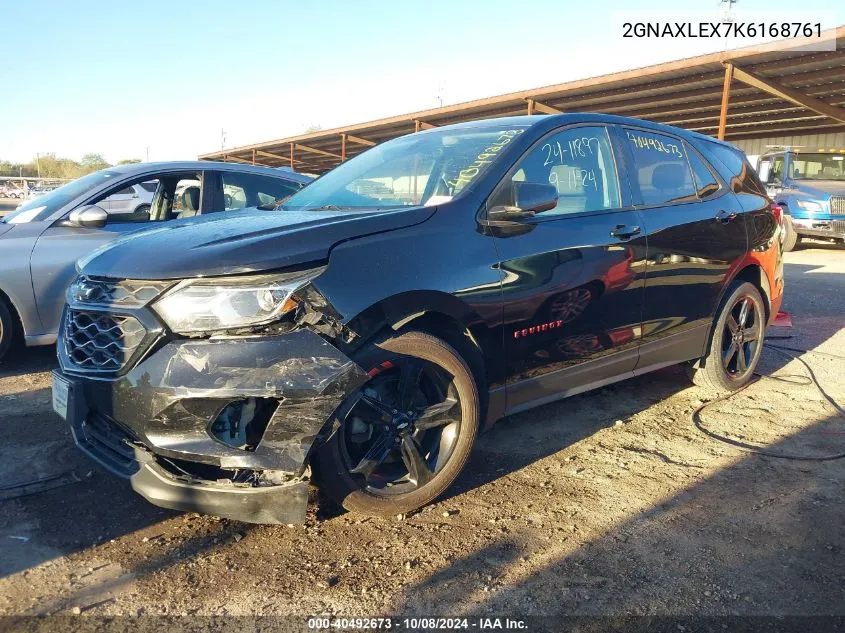 2019 Chevrolet Equinox Lt VIN: 2GNAXLEX7K6168761 Lot: 40492673