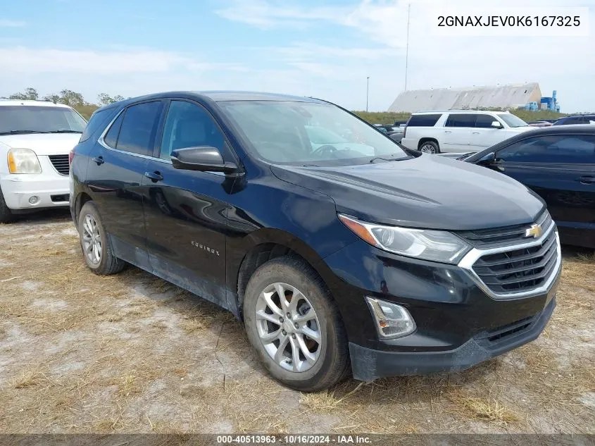 2019 Chevrolet Equinox Lt VIN: 2GNAXJEV0K6167325 Lot: 40513963