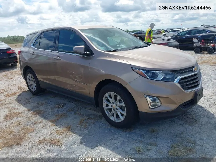 2019 Chevrolet Equinox Lt VIN: 2GNAXKEV1K6244466 Lot: 40515483