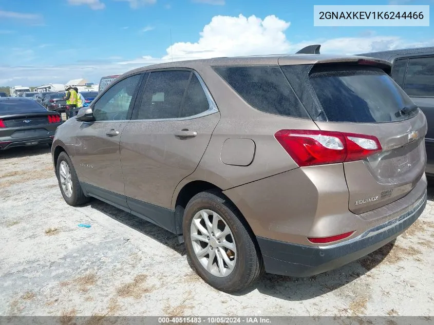 2019 Chevrolet Equinox Lt VIN: 2GNAXKEV1K6244466 Lot: 40515483