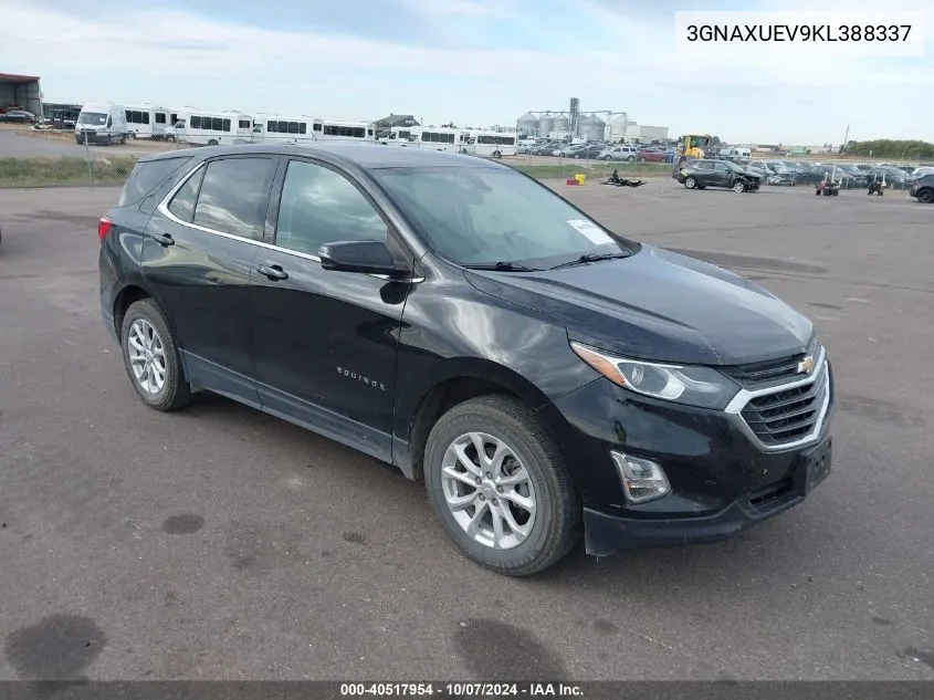 2019 Chevrolet Equinox Lt VIN: 3GNAXUEV9KL388337 Lot: 40517954