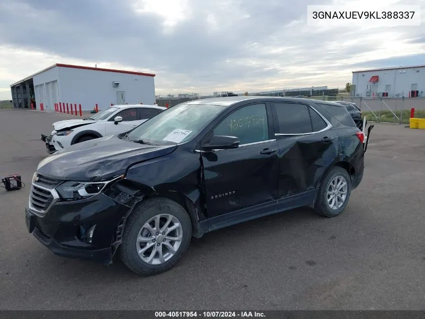 2019 Chevrolet Equinox Lt VIN: 3GNAXUEV9KL388337 Lot: 40517954