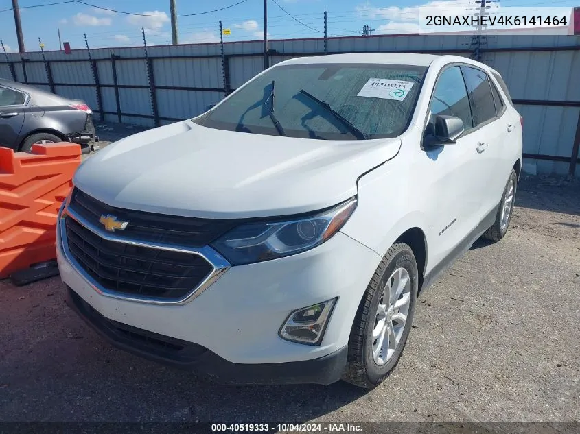 2019 Chevrolet Equinox Ls VIN: 2GNAXHEV4K6141464 Lot: 40519333