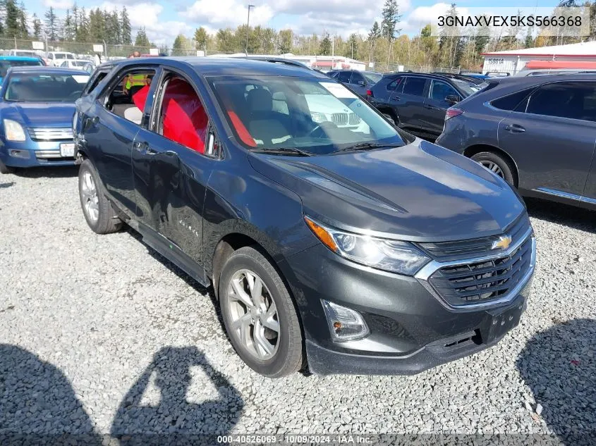 2019 Chevrolet Equinox Lt VIN: 3GNAXVEX5KS566368 Lot: 40526069