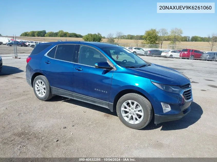 2GNAXUEV9K6261060 2019 Chevrolet Equinox Lt