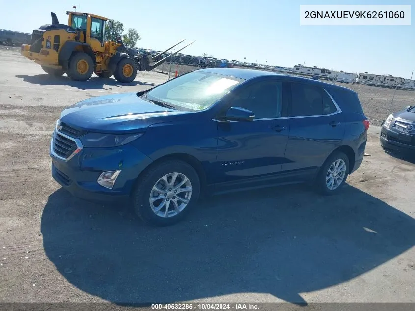 2GNAXUEV9K6261060 2019 Chevrolet Equinox Lt