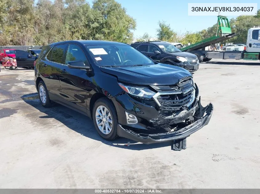 3GNAXJEV8KL304037 2019 Chevrolet Equinox Lt