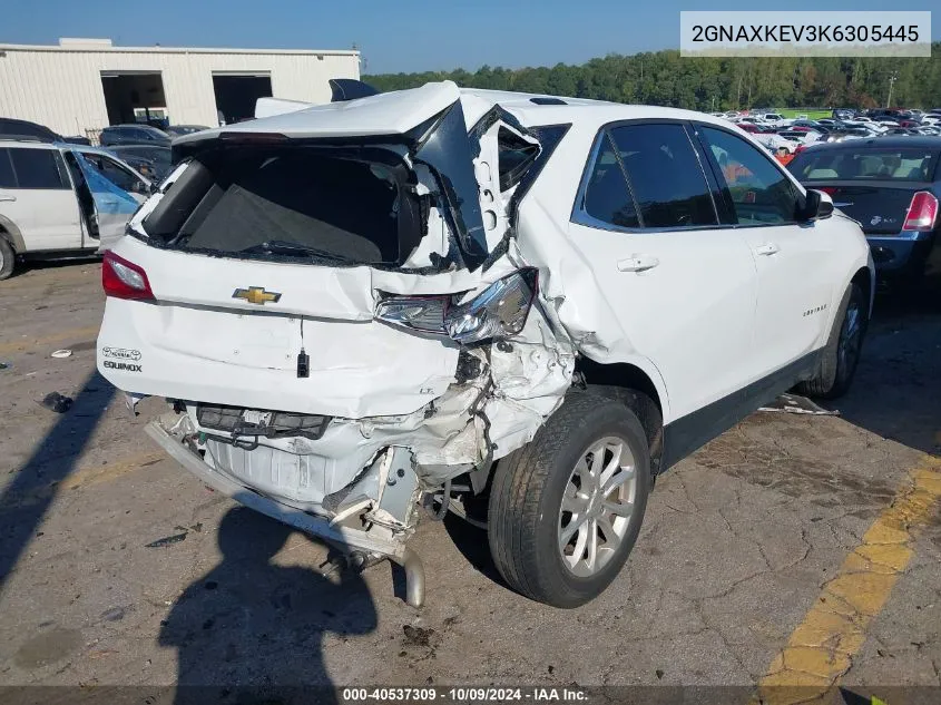 2019 Chevrolet Equinox Lt VIN: 2GNAXKEV3K6305445 Lot: 40537309