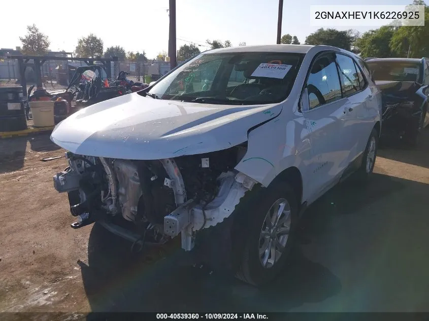 2019 Chevrolet Equinox Ls VIN: 2GNAXHEV1K6226925 Lot: 40539360