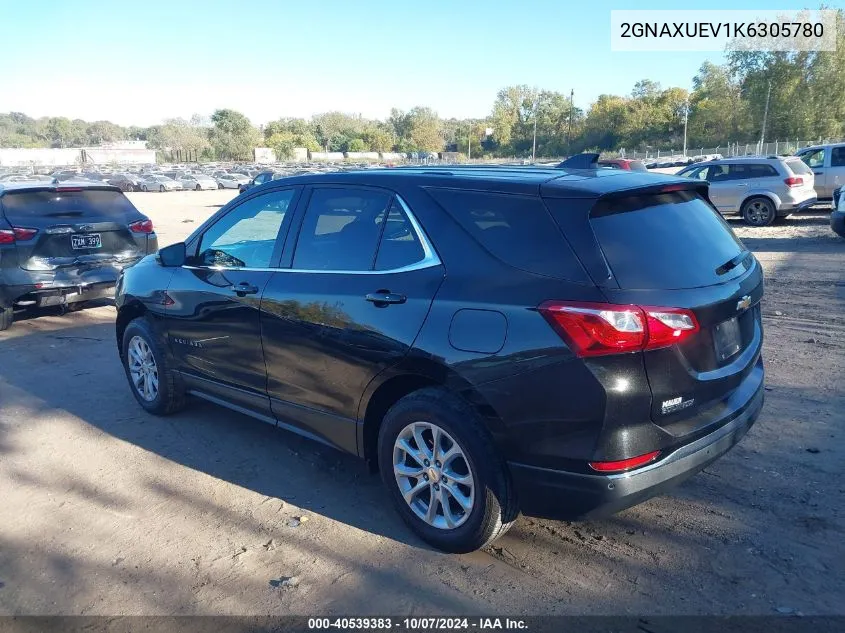 2019 Chevrolet Equinox Lt VIN: 2GNAXUEV1K6305780 Lot: 40539383