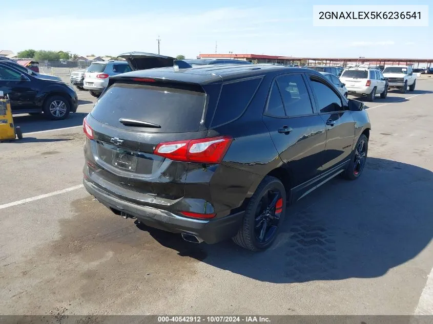 2019 Chevrolet Equinox Lt VIN: 2GNAXLEX5K6236541 Lot: 40542912