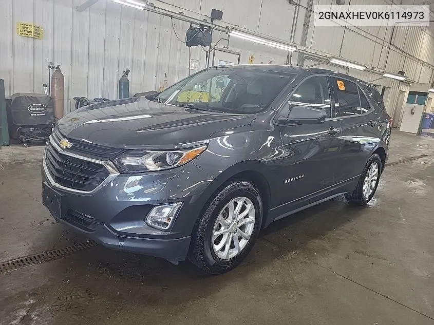 2019 Chevrolet Equinox Ls VIN: 2GNAXHEV0K6114973 Lot: 40555115