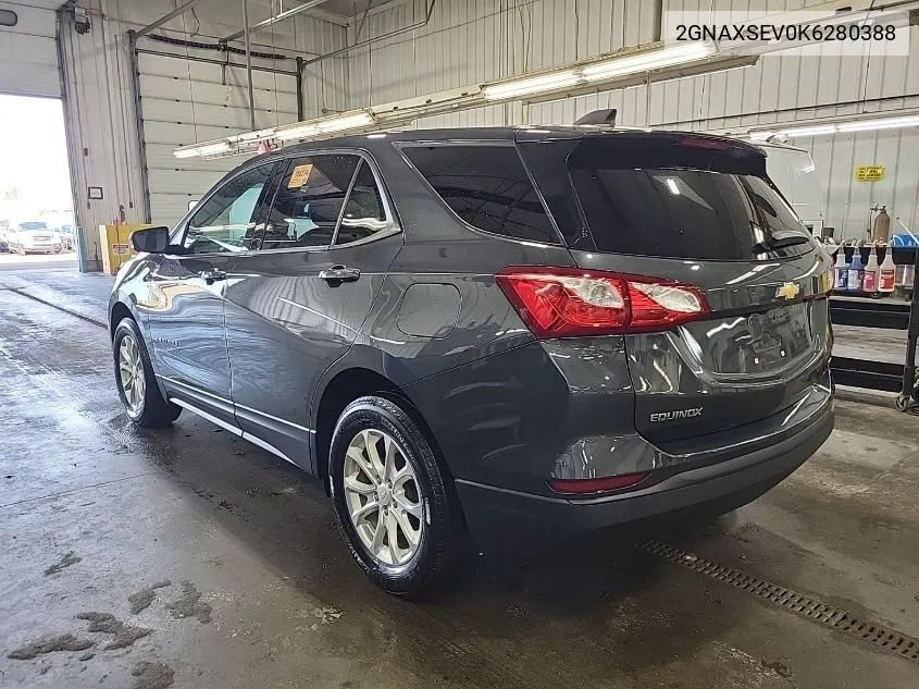 2019 Chevrolet Equinox Ls VIN: 2GNAXSEV0K6280388 Lot: 40555116