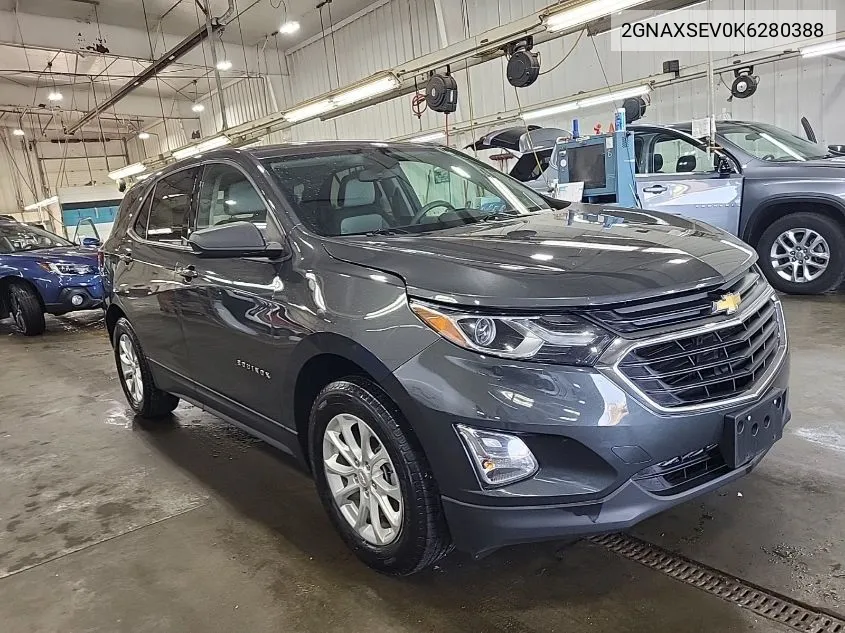 2019 Chevrolet Equinox Ls VIN: 2GNAXSEV0K6280388 Lot: 40555116