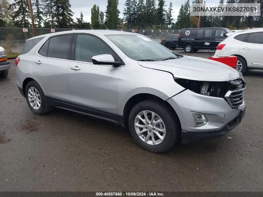 2019 Chevrolet Equinox Lt VIN: 3GNAXKEV1KS627051 Lot: 40557660