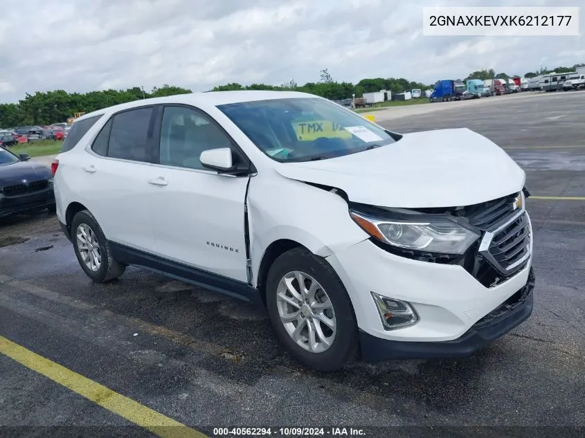 2019 Chevrolet Equinox Lt VIN: 2GNAXKEVXK6212177 Lot: 40562294