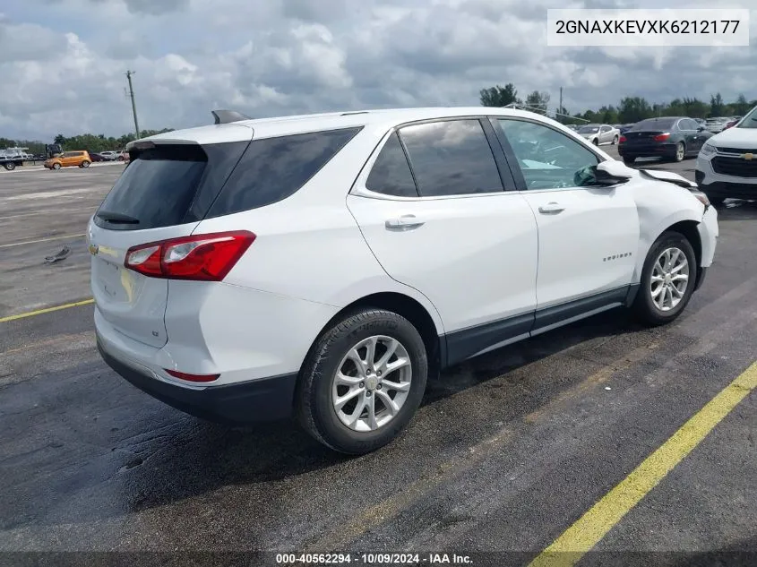 2019 Chevrolet Equinox Lt VIN: 2GNAXKEVXK6212177 Lot: 40562294