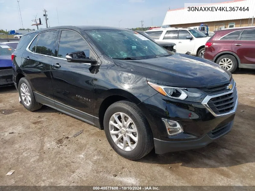 2019 Chevrolet Equinox Lt VIN: 3GNAXKEV4KL367464 Lot: 40577608