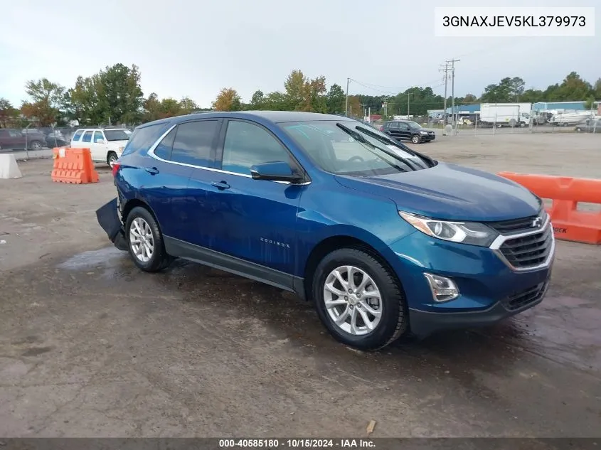 2019 Chevrolet Equinox Lt VIN: 3GNAXJEV5KL379973 Lot: 40585180