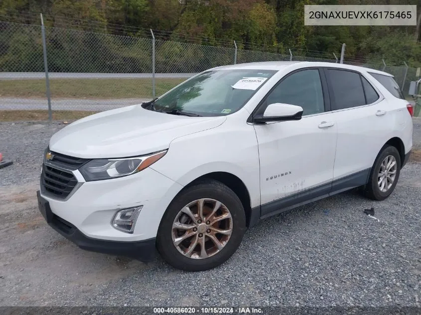 2019 Chevrolet Equinox Lt VIN: 2GNAXUEVXK6175465 Lot: 40586020