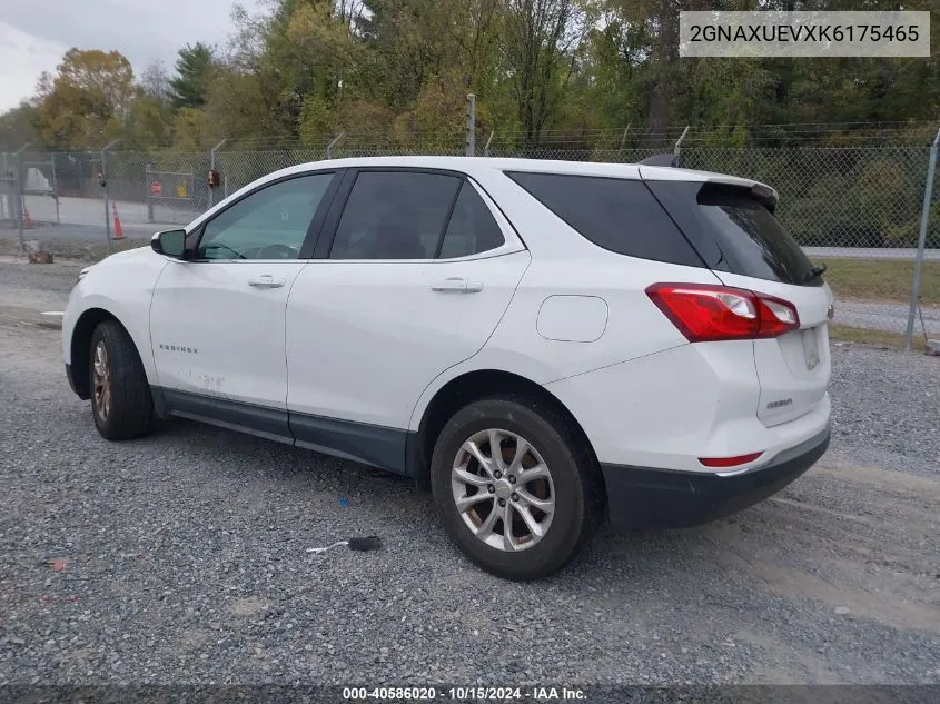 2019 Chevrolet Equinox Lt VIN: 2GNAXUEVXK6175465 Lot: 40586020