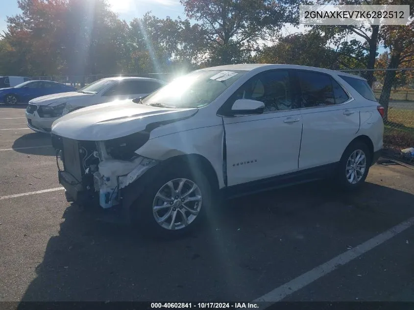 2019 Chevrolet Equinox Lt VIN: 2GNAXKEV7K6282512 Lot: 40602841