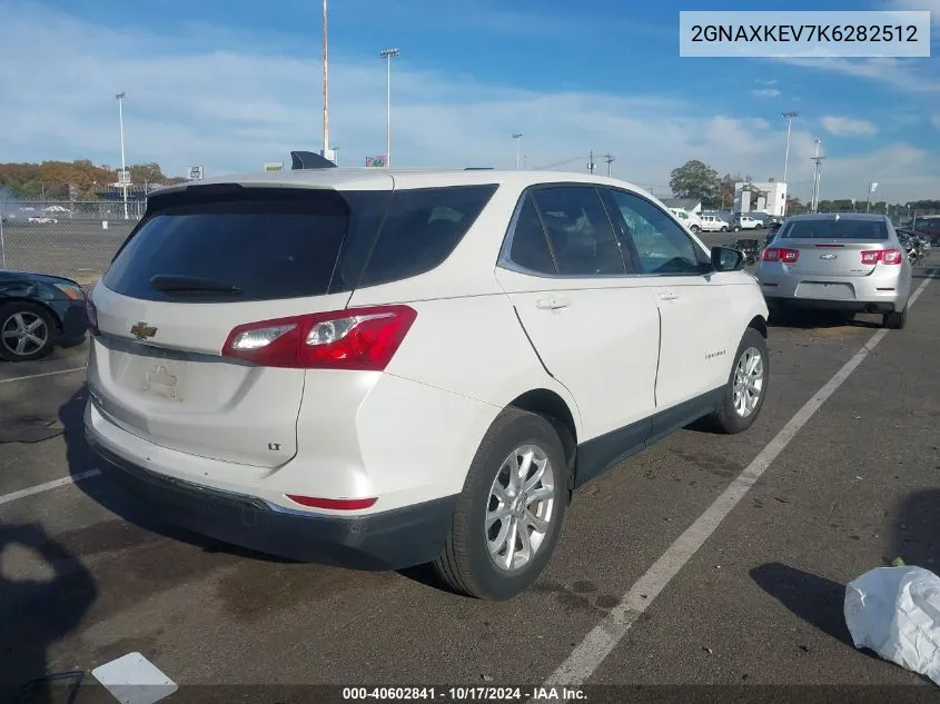 2019 Chevrolet Equinox Lt VIN: 2GNAXKEV7K6282512 Lot: 40602841