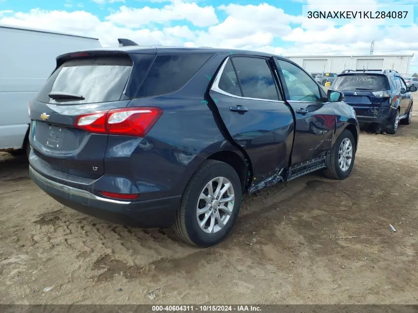 2019 Chevrolet Equinox Lt VIN: 3GNAXKEV1KL284087 Lot: 40604311