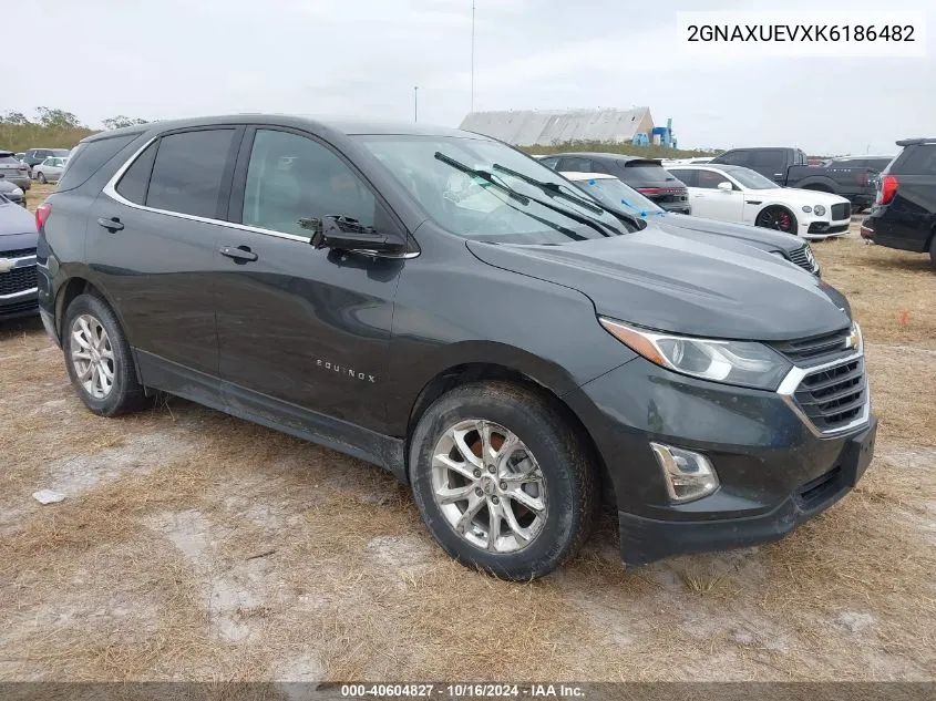 2019 Chevrolet Equinox Lt VIN: 2GNAXUEVXK6186482 Lot: 40604827