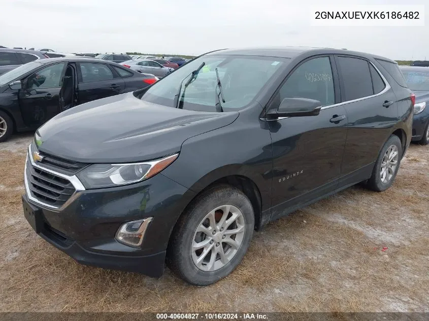 2019 Chevrolet Equinox Lt VIN: 2GNAXUEVXK6186482 Lot: 40604827