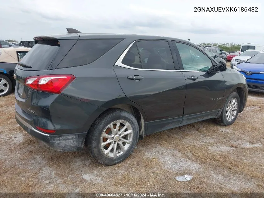 2019 Chevrolet Equinox Lt VIN: 2GNAXUEVXK6186482 Lot: 40604827