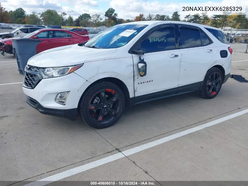 2019 Chevrolet Equinox Lt VIN: 2GNAXLEXXK6285329 Lot: 40606015