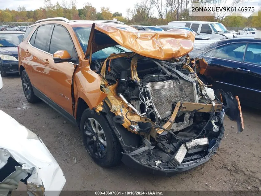 2019 Chevrolet Equinox Lt VIN: 2GNAXUEV9K6146975 Lot: 40607031