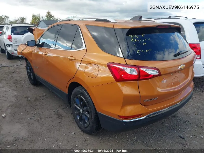 2019 Chevrolet Equinox Lt VIN: 2GNAXUEV9K6146975 Lot: 40607031