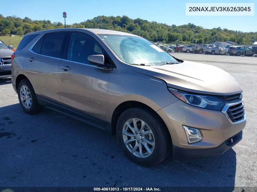 2019 Chevrolet Equinox Lt VIN: 2GNAXJEV3K6263045 Lot: 40613013